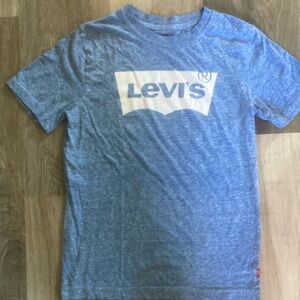 Levi's Blue Short Sleeve Tee Iconic Batwing